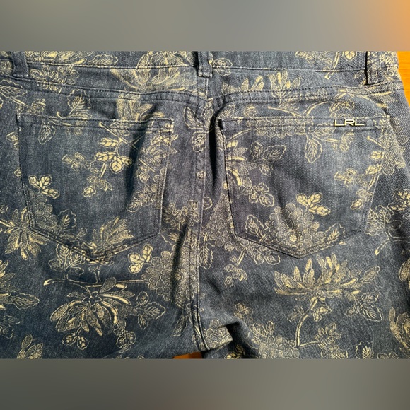LRL Lauren Print Jeans ~ 4 - Picture 6 of 11